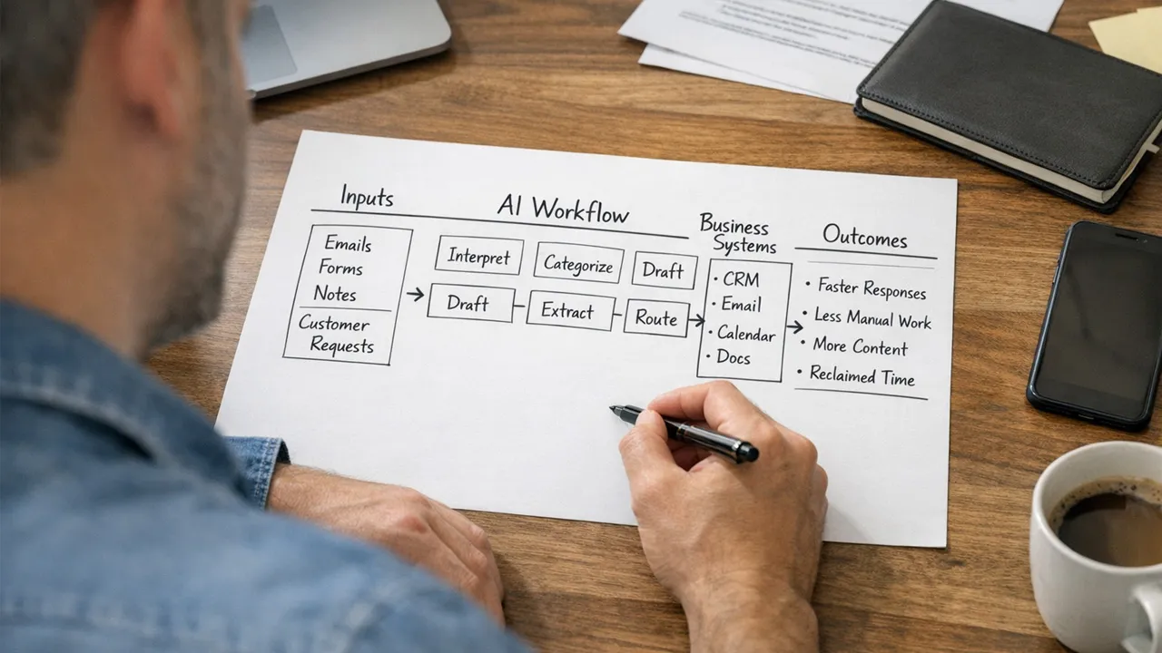 AI workflow diagram